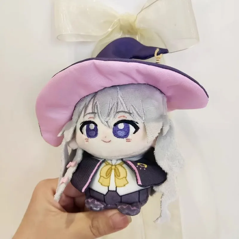 10cm Wandering Witch The Journey Of Elaina Pendant Plush Dolls Mini Soft Keychain Bag Elaina Toys Plusies Holiday Birthday Gift
