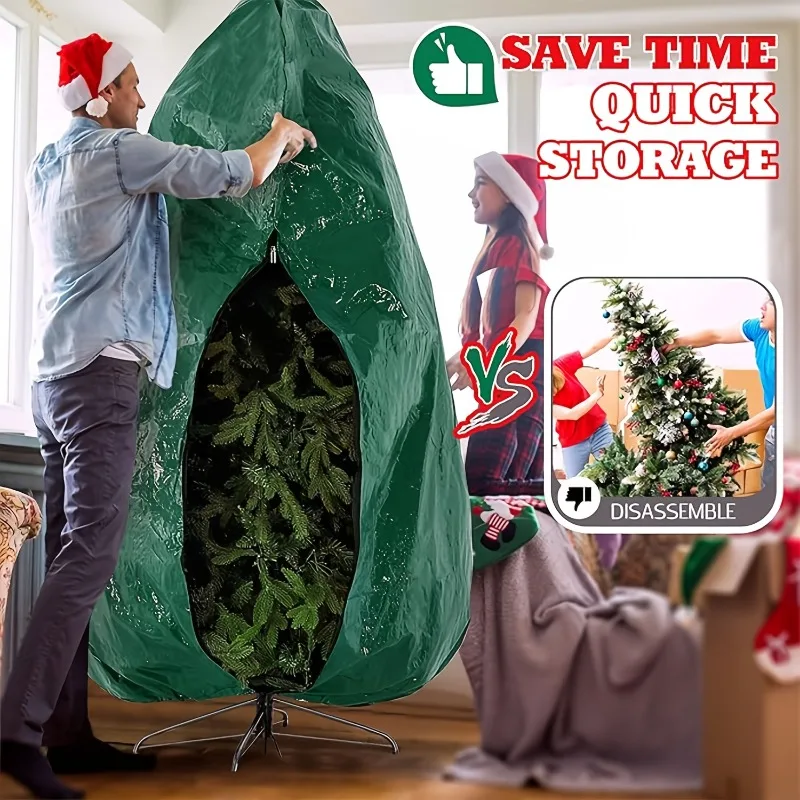 

Plant Cold Proof Cover Insulation Cloth Bag Garden Flower Antifreeze Cover Christmas Tree Storage Bag with Zipper Holiday Decor