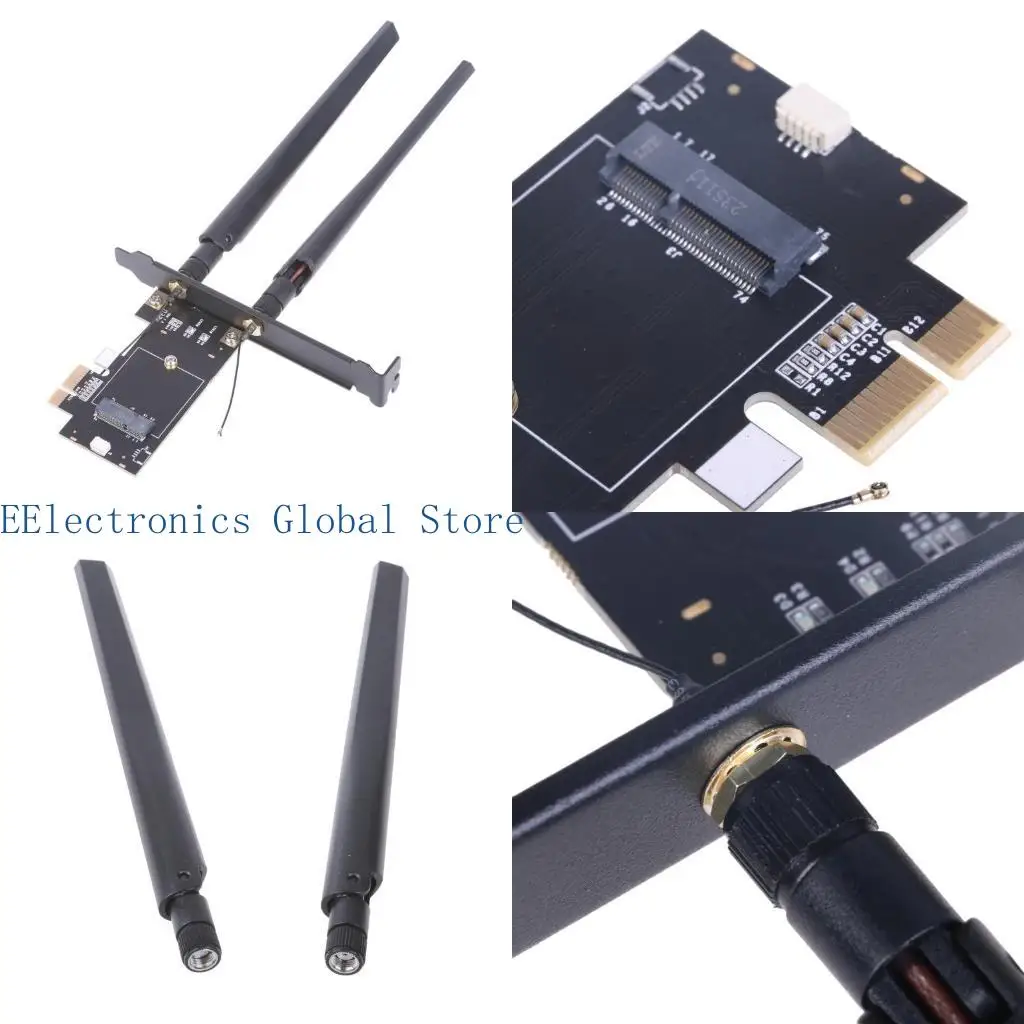 

462B Desktop Performances M.2NGFF to PCIE Converters for AX210 AX200 9260