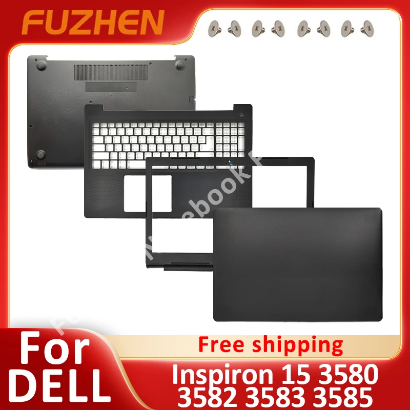 

New Laptop Replace Case For Dell inspiron 15 3580 3581 3582 3583 3585 LCD Back Cover Front Bezel Palmrest Bottom Case 00D9YY