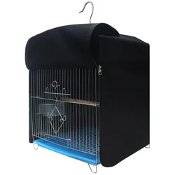 Pet products Cage dust cover 210D silver coated Oxford cloth bird cover cage cover size: 33x31x44cm