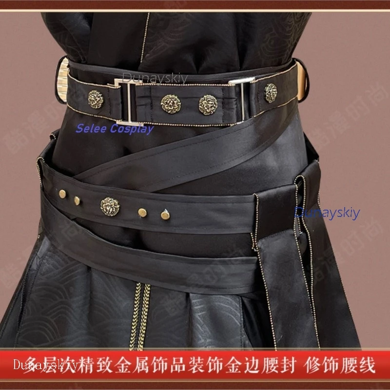 Anime cosplay Halloween costumes He Xuan Hexuan Cosplay Tian Guan Ci Fu Manga Cosplay Ming Yi Black - view 2