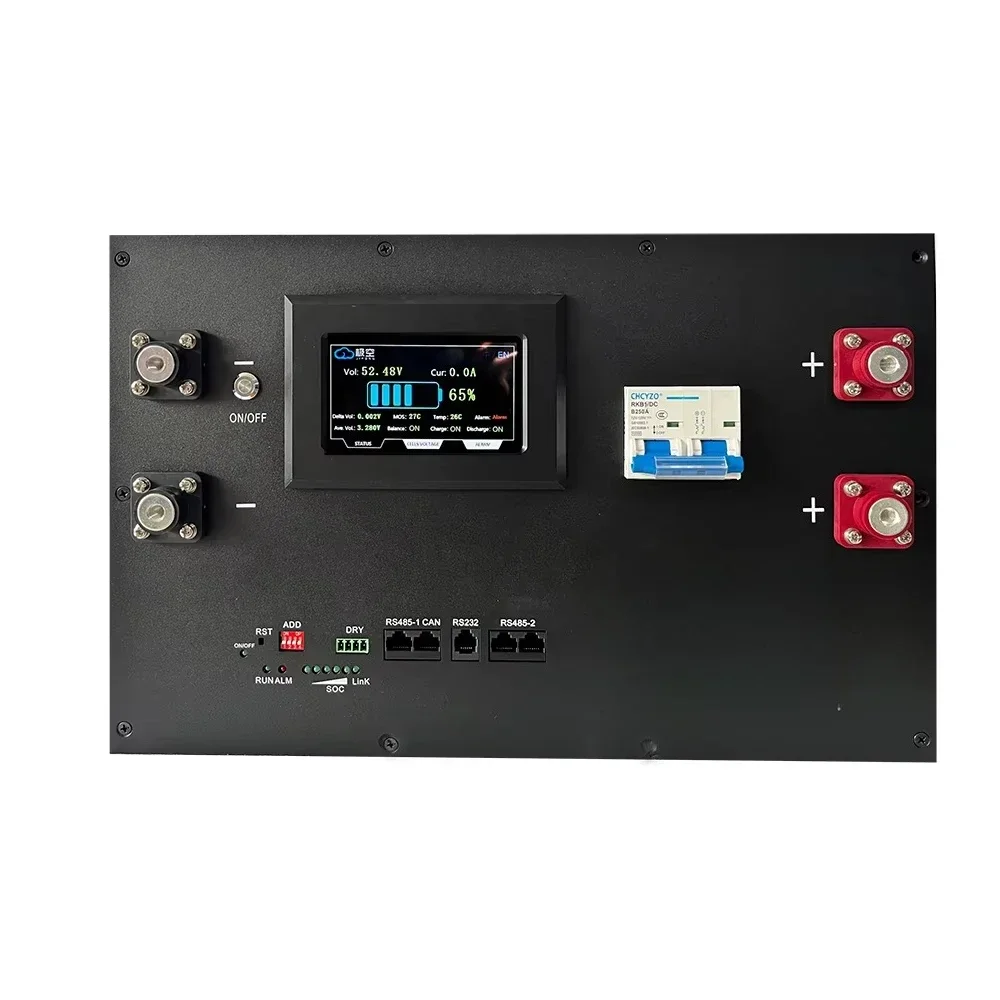 

Starmax 16S1P 51.2V 48v Battery Lithium Kit Diy Lifepo4 Battery Box for Home Energy Storage