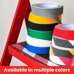 Anti-slip Tape，PVC matte tape, length 5 meters waterproof wear-resistant sandpaper stair non-slip sticker strip, waterproof