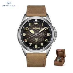 Seagull 43MM Men's Watch Automatic Mechanical Watches Luxury Top Brand Unique Rabbit Print Sapphire 100M Waterproof Clock 6153