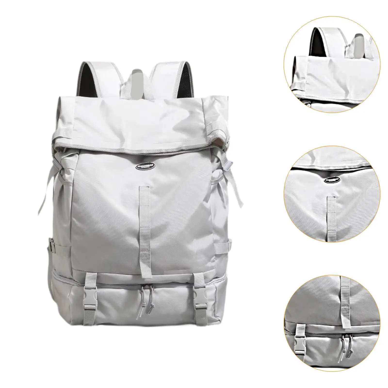 حقيبة ظهر للسفر مع أشرطة قابلة للتعديل، متعددة الاستخدامات، حقيبة ظهر كاجوال للتجول في عطلة نهاية الأسبوع والرحلات والمشي لمسافات طويلة #5