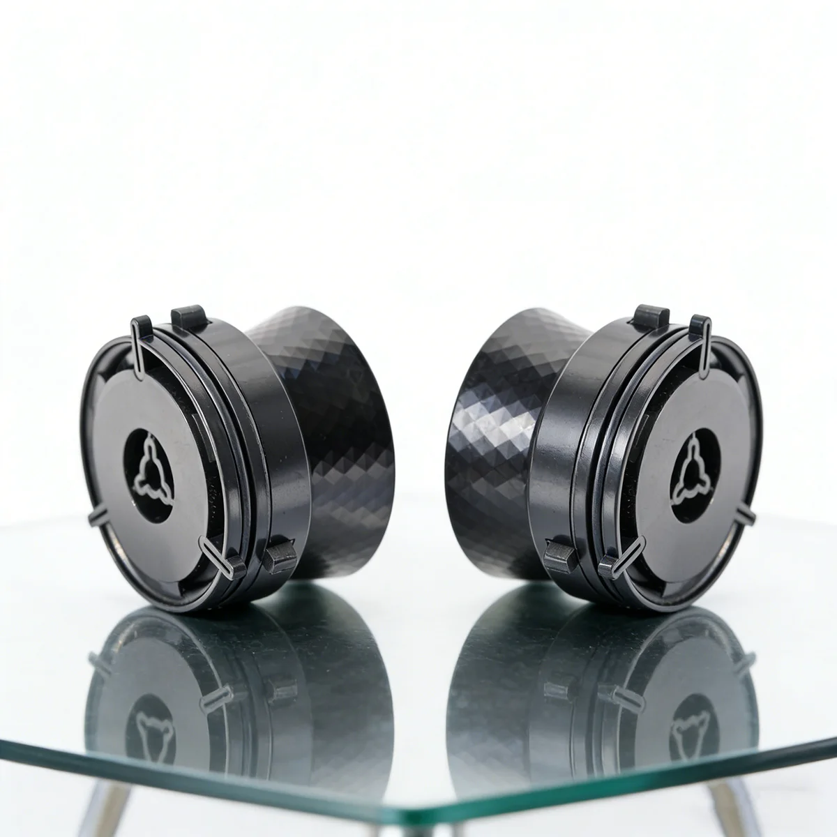 1 Par de Adaptadores de Cubo NAB de 10'' y 1/4'' para Grabadoras de Cinta de Rollo a Rollo, Copa de Aleación de Aluminio para Studer, ReVox, Akai, Teac