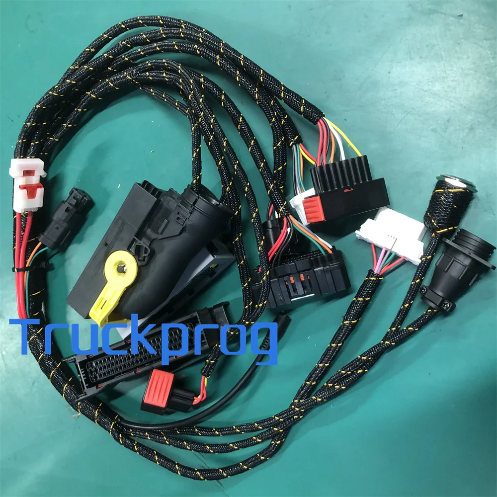Brush Wiring Harness for V-o/ for Mack Vocom ECU Programming Test Cable for Vocom 88894000 Engine Programming Test