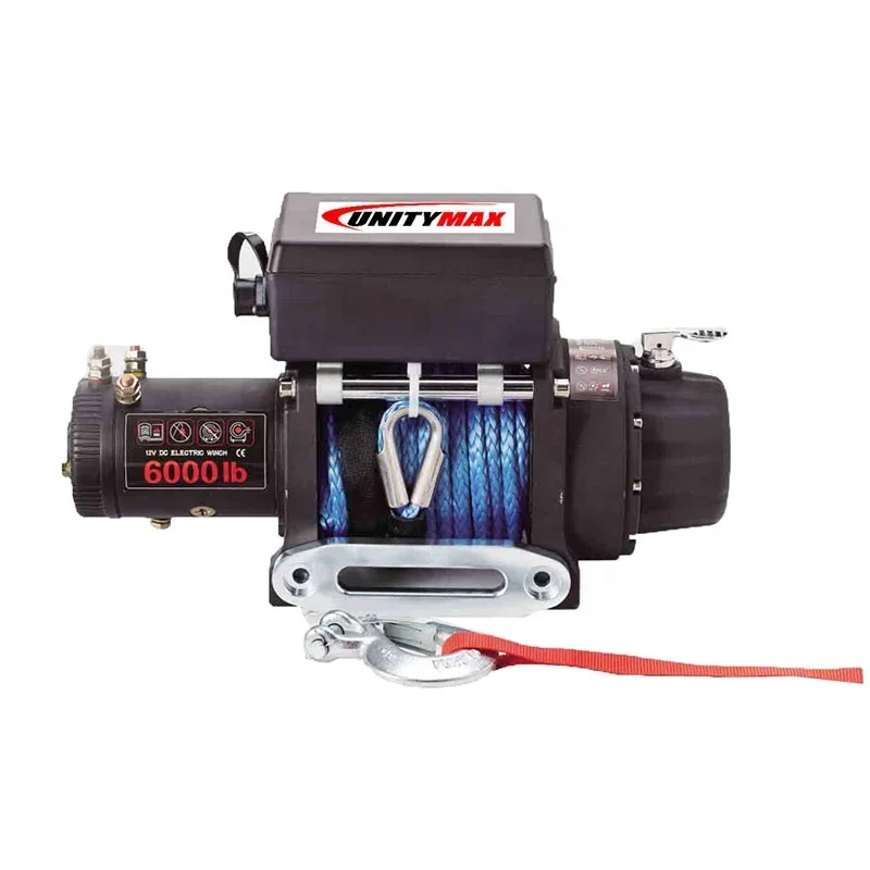 12v/24v 4x4 6000lbs Electric Winch With Synthetic Rope