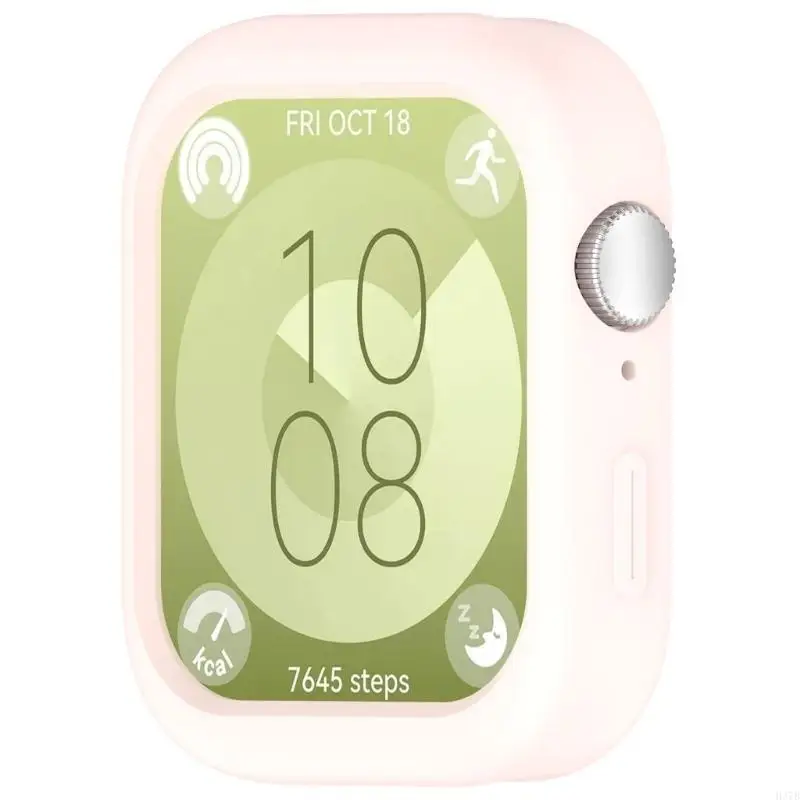 H37B WATCE HALF LATE LOWER COUNT SLICONE CASE Protector Protector Bumper Rame Cover для часа FIT 3 Страння