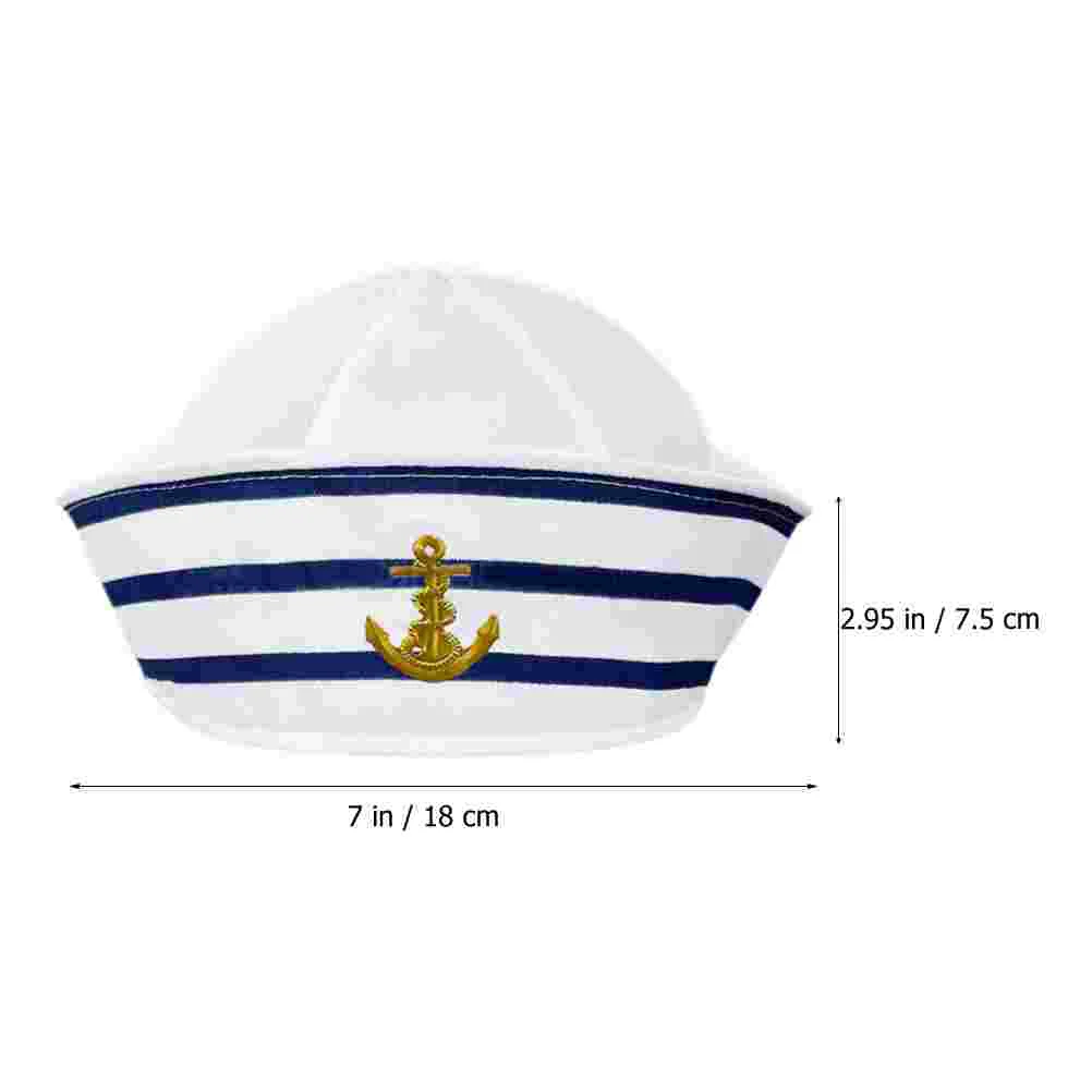 Chapeau de Marin pour Homme et Femme, Costume Cosplay, Performance sur Scène, Bateau