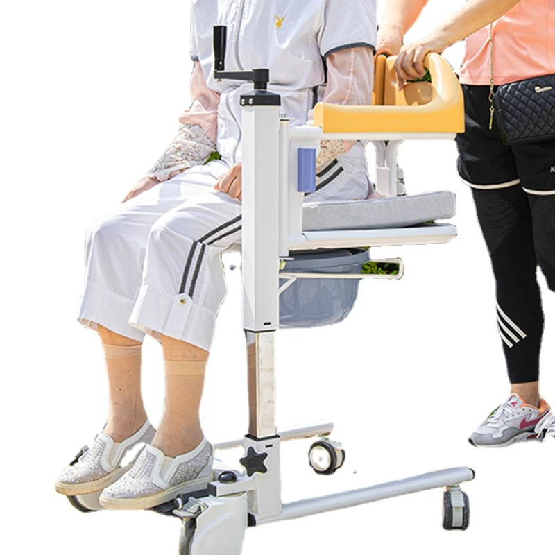 Free Lift Nursing Lift Bed Paralysis Elderly Transfer Multifunctional Toilet Lift for the Disabled