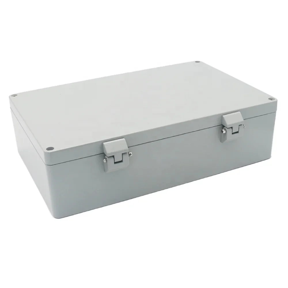 400*260*110 mm Manufacturer Outlet Well-made Aluminum Enclosure Flip Lid Waterproof Box for Moist Environment