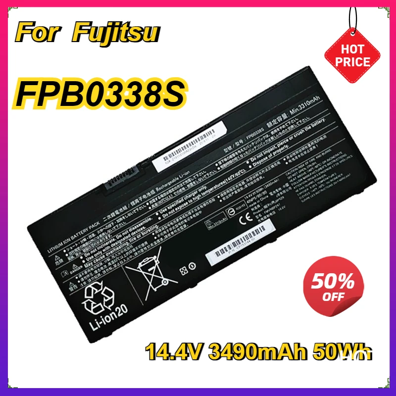 FPB0338S FMVNBP247 FPCBP529 Laptop Battery for FUJITSU LifeBook E559 E459 E549 E548 E449 FMVNBP248 CP721834-01 3490mAh 50WH