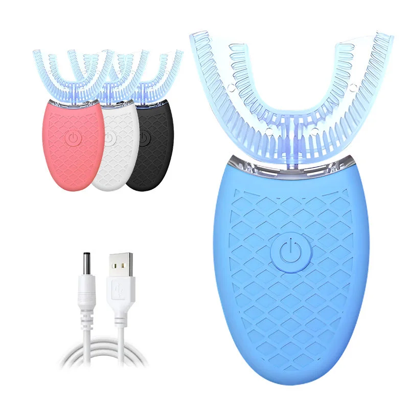 

U-shaped toothbrush for teeth whitening, electric toothbrush for adults and children, upgraded electric toothbrush for home use