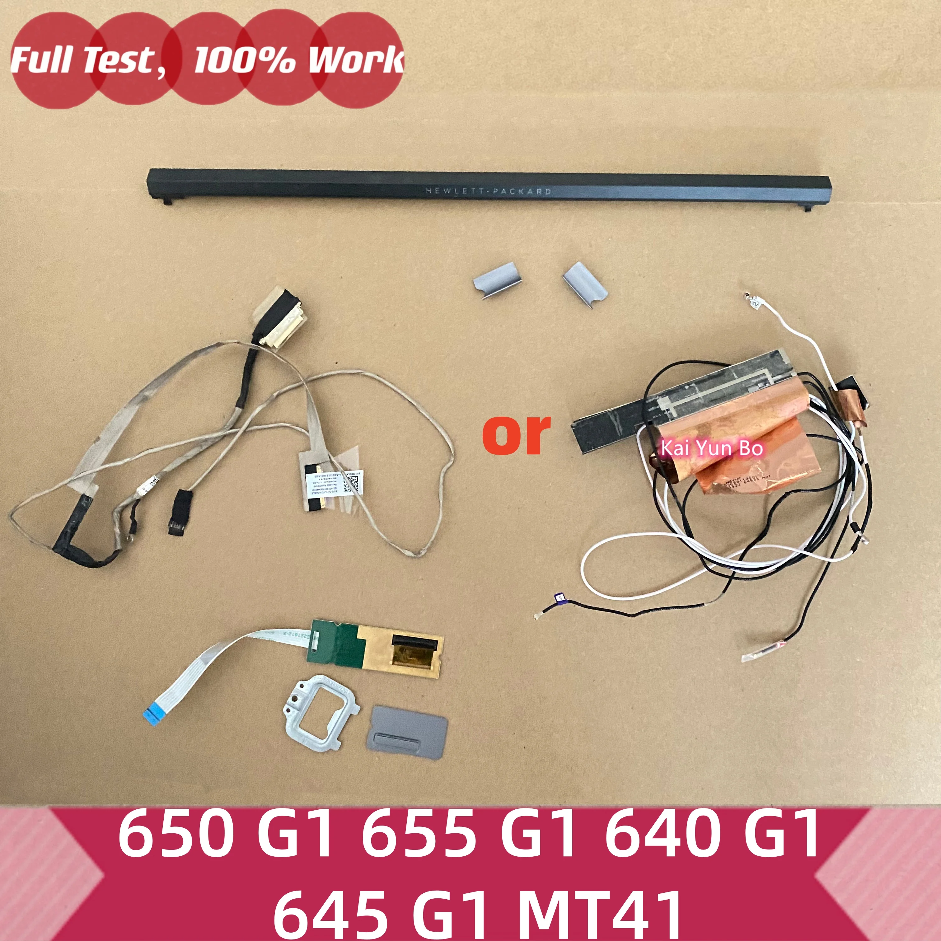 Cabo de Vídeo LVDS com Impressão Digital, Antena WiFi ou Hastes de LCD, Tampas de Plástico Kai Yun Bo ProBook 650 G1 655 G1 640 G1 645 G1 MT41 6017B0440101 6017B0440201 6053B0927201 6042B0225001 6042B0229901