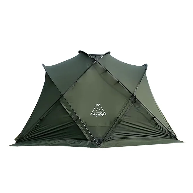Shelter G Tents Camping Ripstop Nylon Dome Family Tent Super Luxury Customizable Waterproof Spherical Tents for 5+ Person