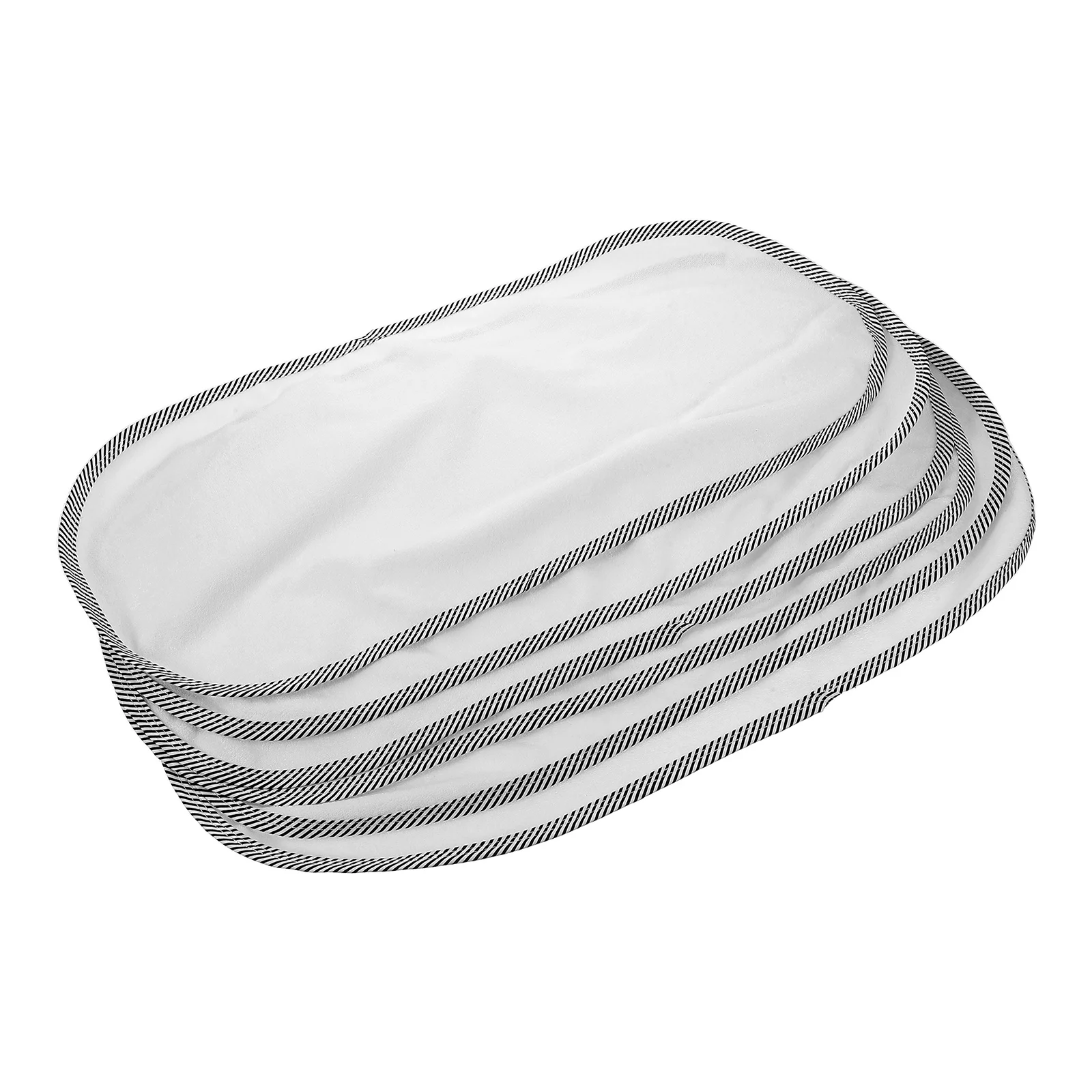 

6 Pcs Changing Pad Table Mat Portable Compact Changing Pad Waterproof Travel Nappy Pads Soft Lightweight Compact