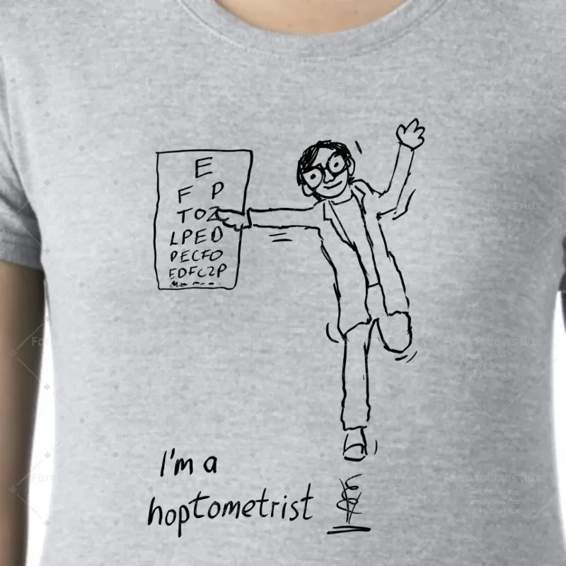 

2026 men T-Shirt Hoodie Hoptometrist Animals Daftness Hand Drawn Comic style Unisex S-6XL Plus Size Friendly