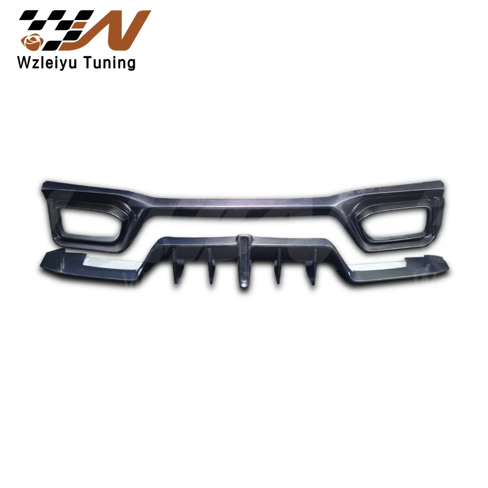 New Style Carbon Fiber Rear Bumper Diffuser Lip Fit For Nissan R35 GTR 08-23 High Quality Fitment