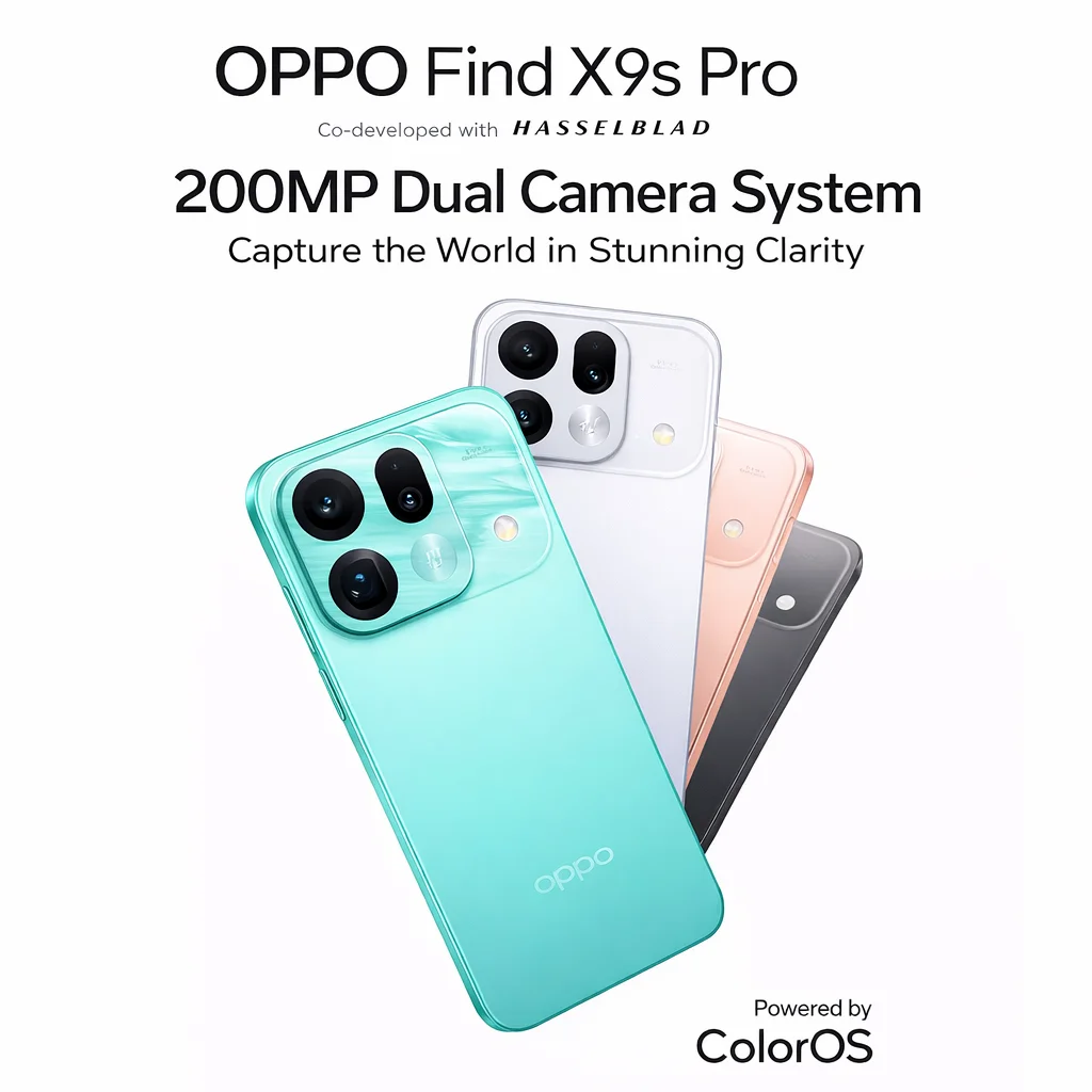 OPPO Find X9s PRO 5G Dimensity 9500 Double 200MP Camera 6.32 LTPO AMOLED 144HZ Google Play ColorOS16 80W NFC Original NEW