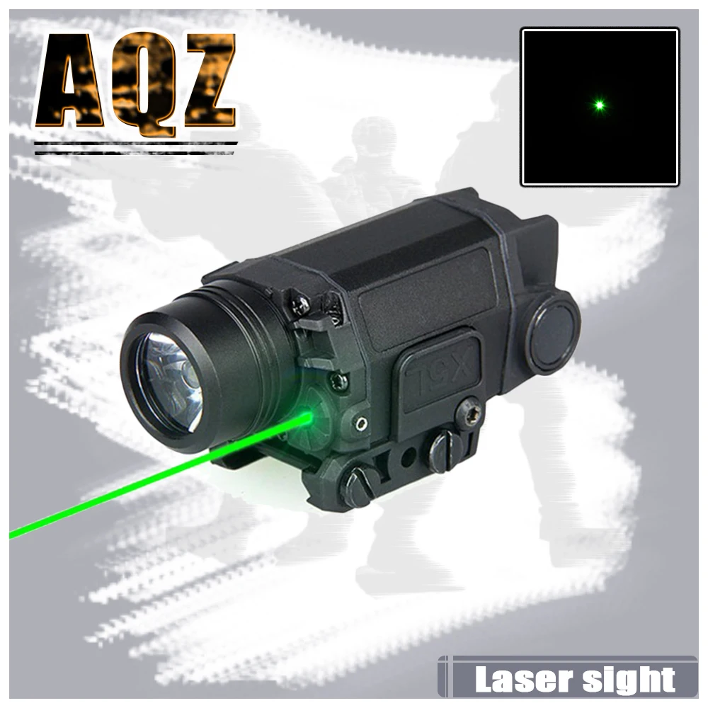 

Glock Tactical Laser LED Flashlight Combo Green Laser Sight Universal Pistol Gun Mira Laser Pistola For Airsoft Glock 17 18 19