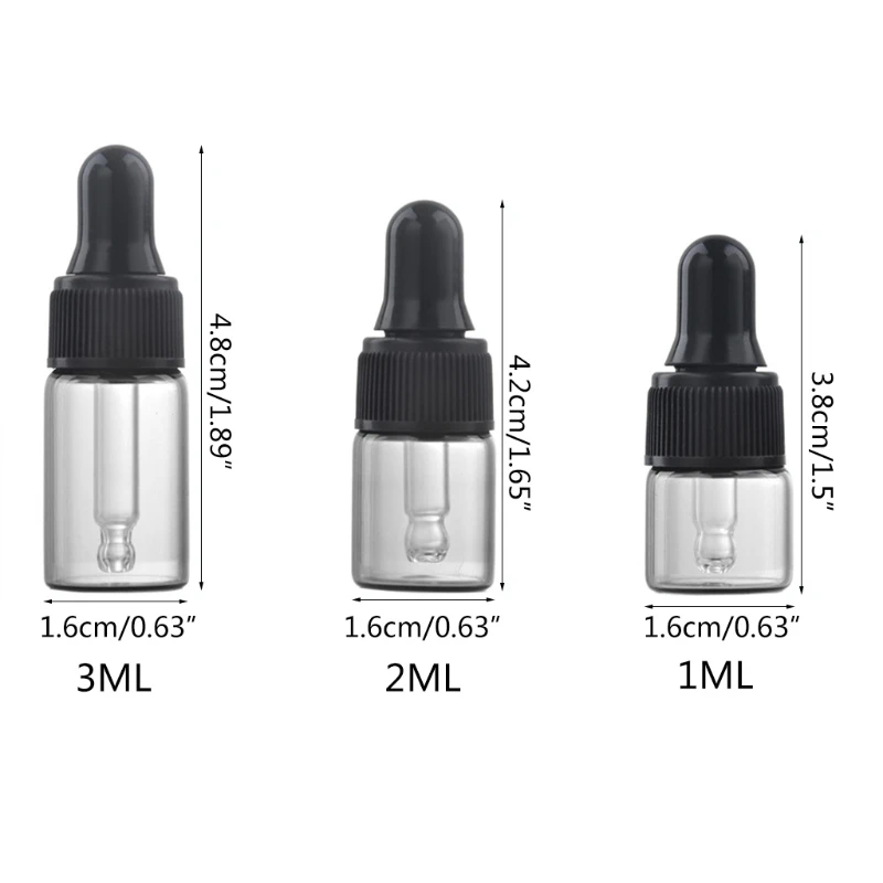 Многоразовая пустая стеклянная бутылка-капельница, жидкое эфирное масло для ароматерапии, дозатор, дропшиппинг