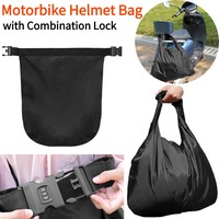 Motorbike Helmet Bag Waterproof Combination Lock Anti-Theft Luggage Storage Bag Rider Portable Travel Motorcycle Equipments Bag
