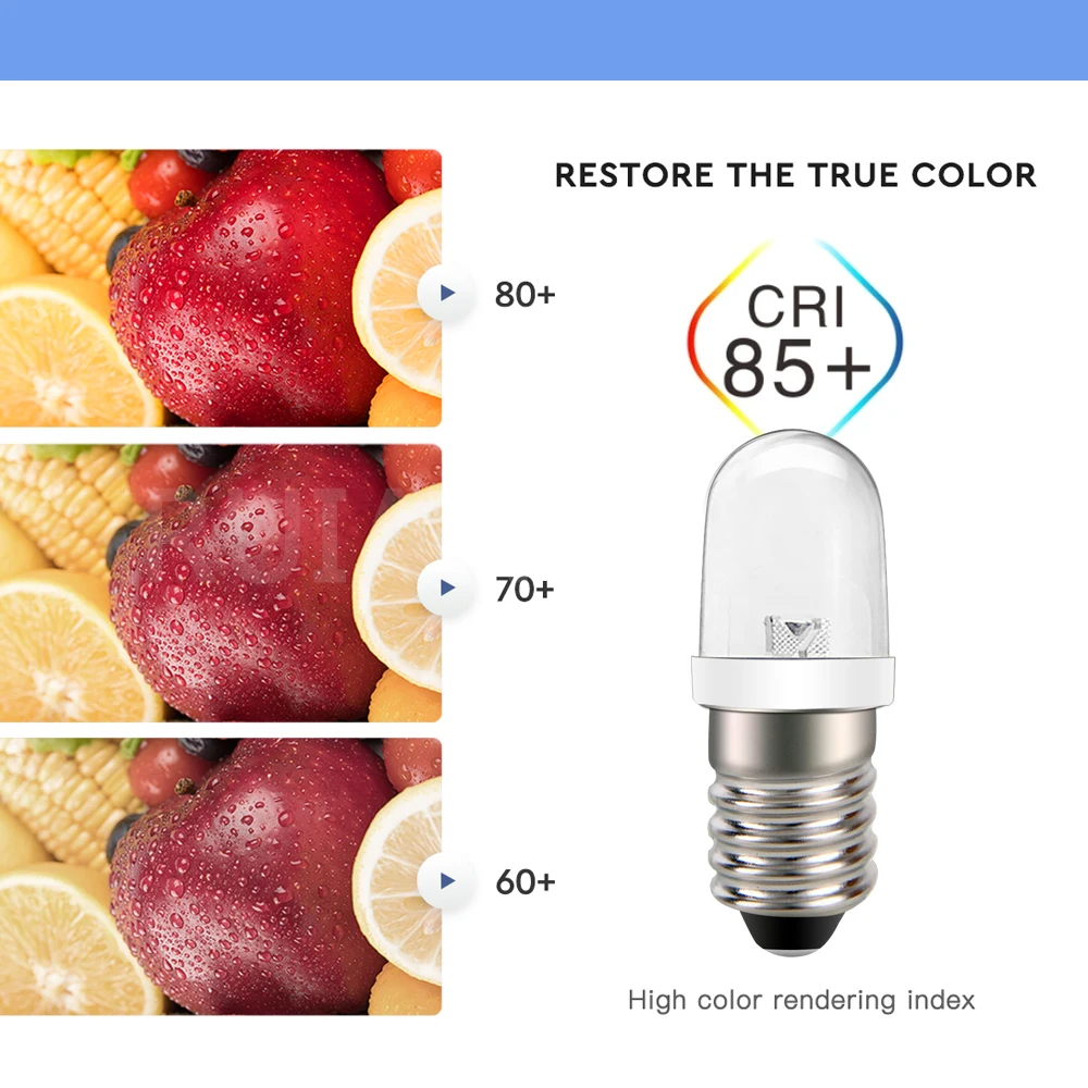RUIANDSION 2X E10 F5 Screw Base Led Bulb AC 220V 230V 6000K 4300K Warm White Instrument Machine Tool Indicator Illumination 1W - view 4