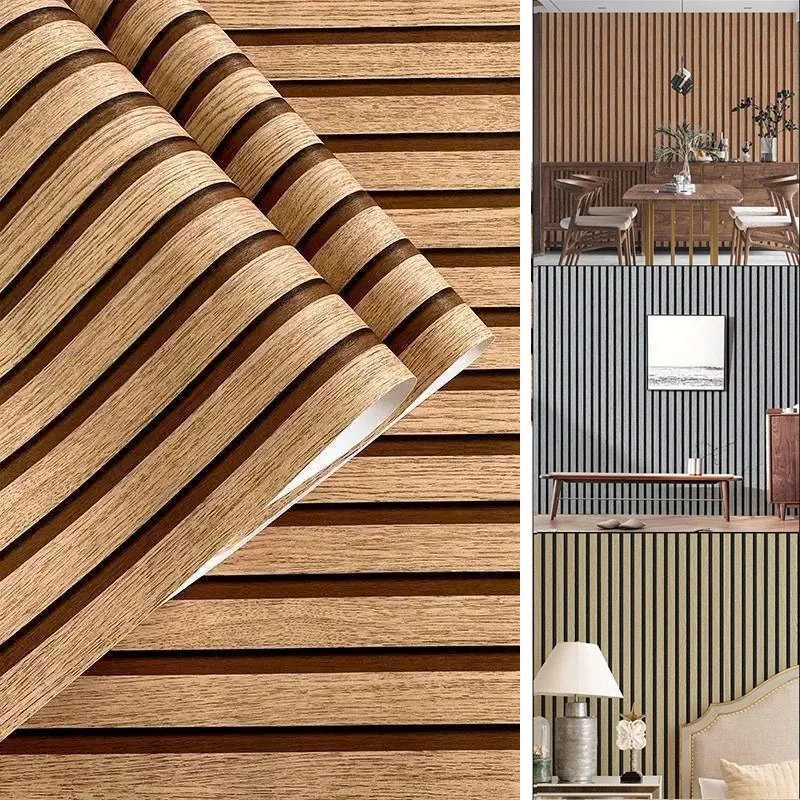 

Thick Brown Grid Peel and Stick Wallpaper Faux Plaid Design Waterproof and Moisture-Proof Ideal for Walls Ceilings Home Decor