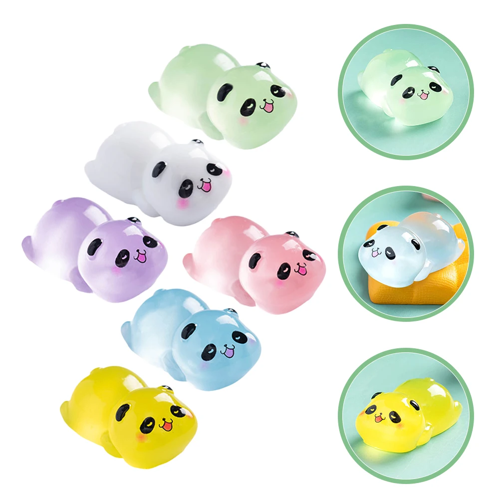 

12 Pcs Ornaments Animal Statue Desktop Decoration Adorable Figurine Cute