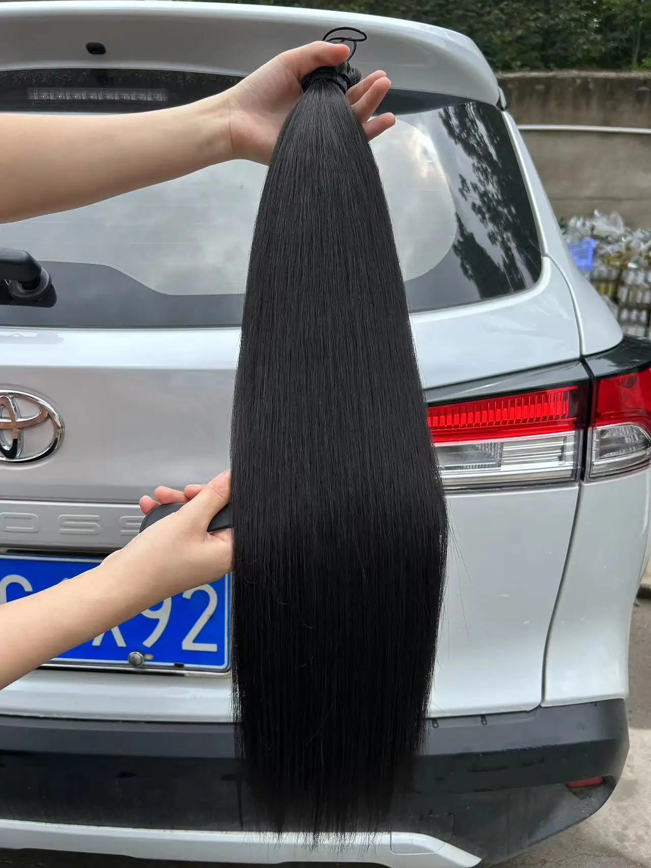 Pengeriting lurus rambut poni ekstensi rambut kepang keriting rambut kepang sintetis ekstensi rambut Crochet lembut