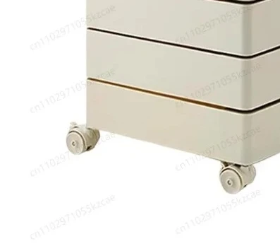 Mobile Rotating Bedside Cabinet - Snack Storage Cart & Multifunctional Nightstand for Bedroom Organization