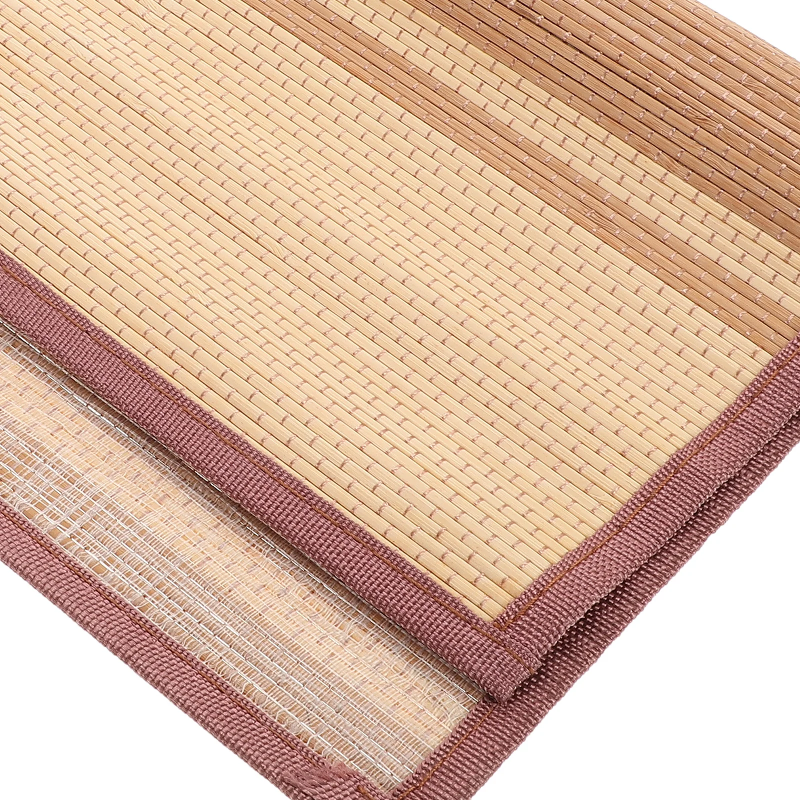 

2Pcs Bamboo Placemat Rectangular Heat Resistant Table Mat for Dining Table Kitchen Party Restaurant Bamboo Placemat