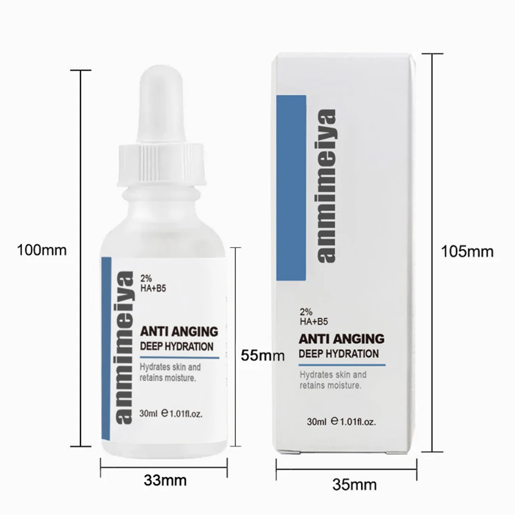 30ml etiqueta privada 5% suero de niacinamida logotipo personalizado esencia ácido hialurónico B5 maquillaje hidratante Facial cuidado de la piel belleza