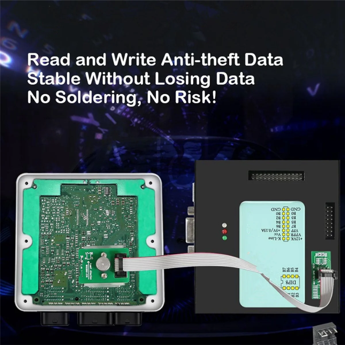 2X EEPROM 8PIN FEM-BDC Chip Data Reading Adapter for Work with VVDI Prog, Orange5, IProg+,Xprog, CG PRO 9S12