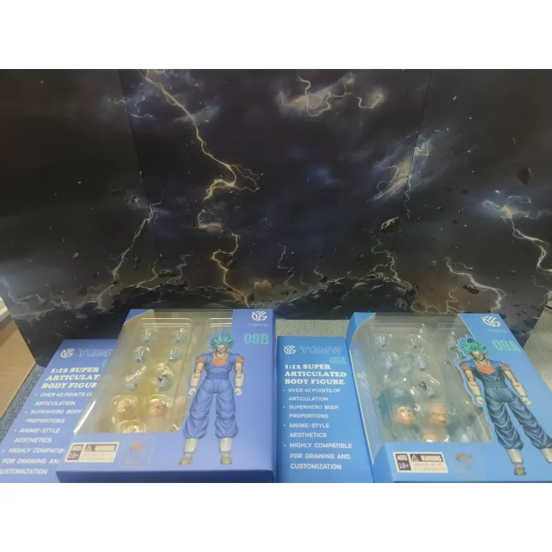 

In Stock Super Saiyan SSJ Vegito's YG-OC Dragon Ball SHFSon Goku Vegeta New 3.0 Body Anime Action Figure Toys Gifts Collection