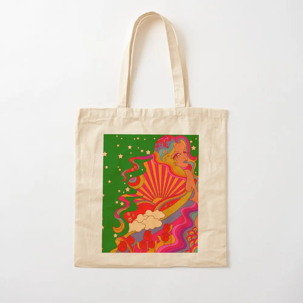 

Psychedelic Lady Tote Bag Candy bags the tote bag Shopper handbag
