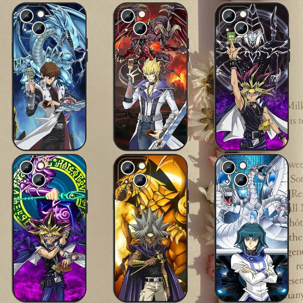 Funda de teléfono Yu Gi Oh, funda suave de silicona magnética para IPhone 17 16 15 14 13 12 11 Plus Pro Max Air