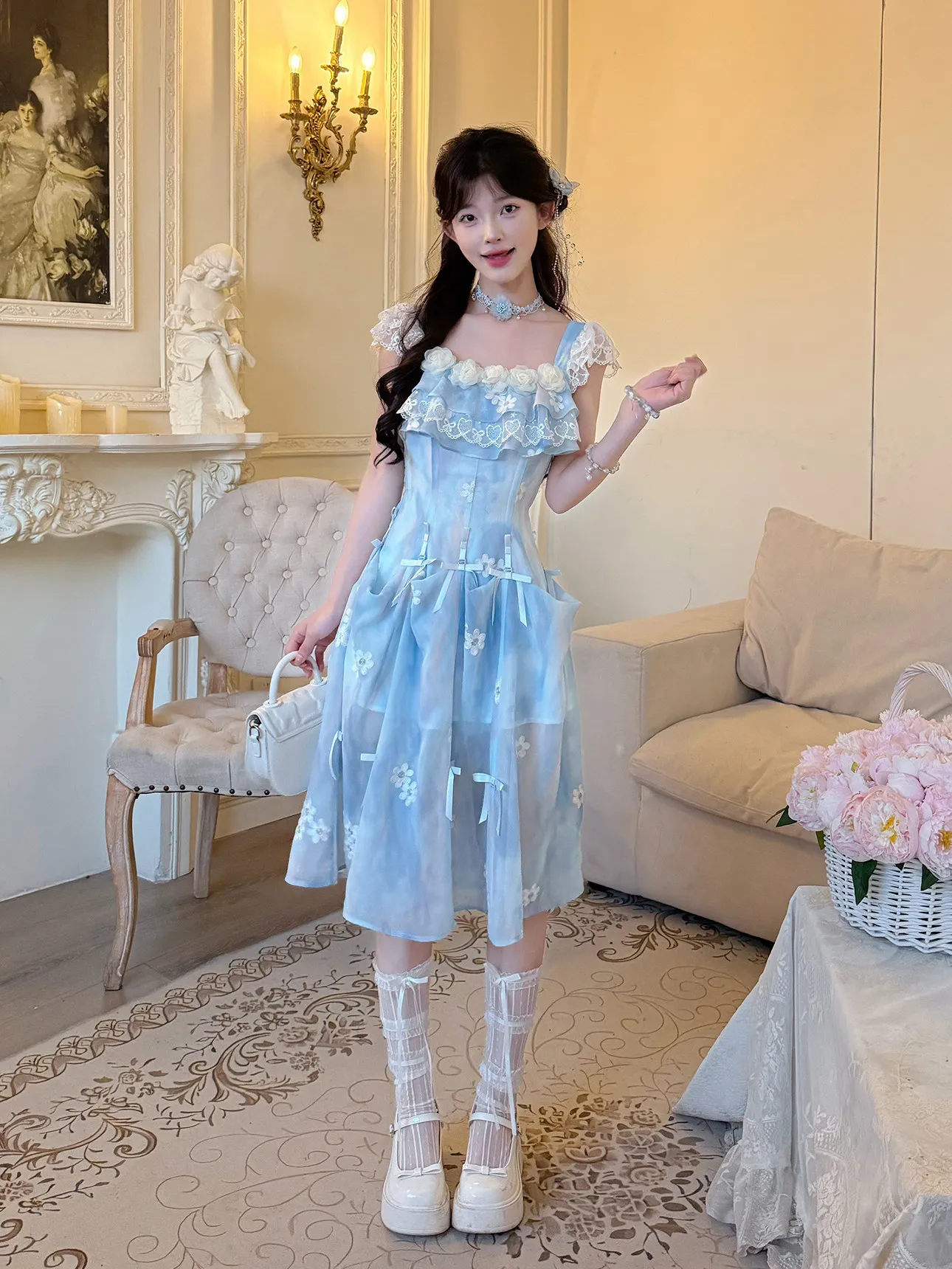 off the shoulder beach wedding dress Off-Shoulder Tulle A-Line With Slit Custom Color / US 2 Sherri Hill Sequin Ruffle pf26-drop1 Color:Noir Coated 5 Days (send via