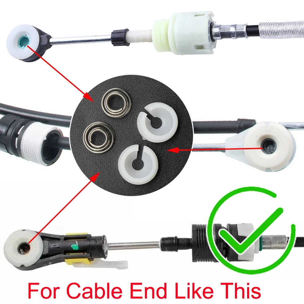 Car Manual Gear Shift Cable Linkage Bushing Shifter Lever Selector Clip Spring For Ford Fiesta Focus Fusion Transit MK7 Tourneo