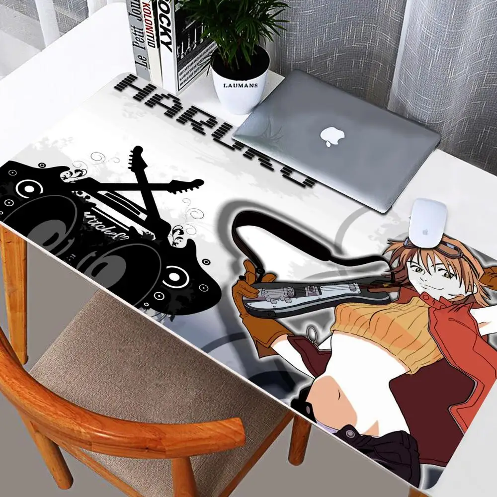 Pc Gamer Gaming Mauspad FLCL Computer Tisch Pads Schrank Pad 900×400 TASTATUR die Gummi TABL Mausepad Matten Große Anime Schreibtisch