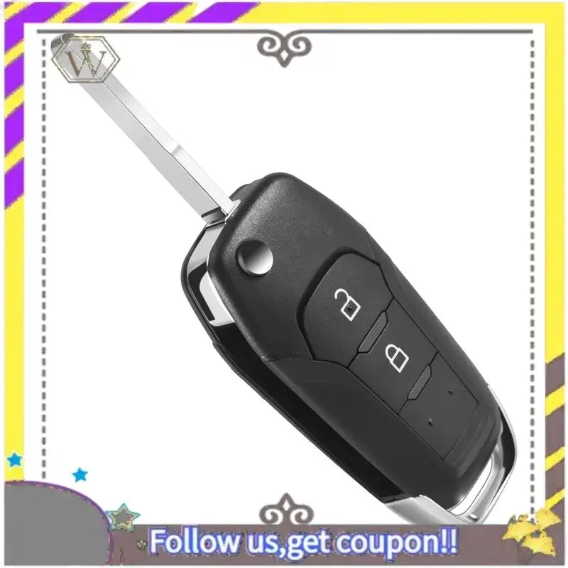 

Умный дистанционный ключ ABXV-Car, 2 кнопки, 433 МГц, подходит для Ford Ranger F150 2015 2016 2017 2018 Id49 Pcf7945p Eb3t-15K601-Ba