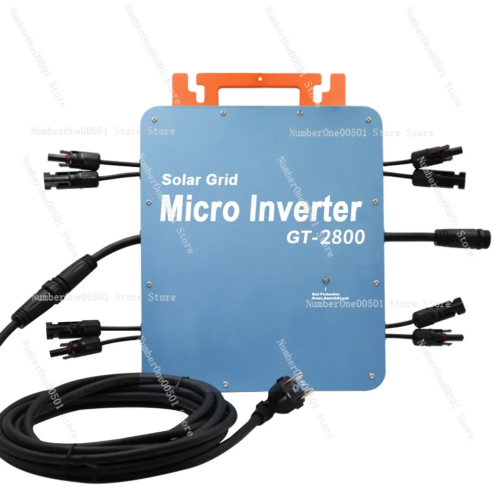 

2800W intelligent graffiti system WIFI control IP66 waterproof solar grid-connected micro inverter