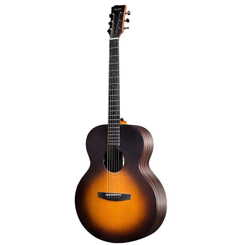 

Enya EM-X1Pro Single Board Guitar 36 Inch A class Congo Mahogany Double Custom With Black Boutique Piano Bag Acoustic Guitar