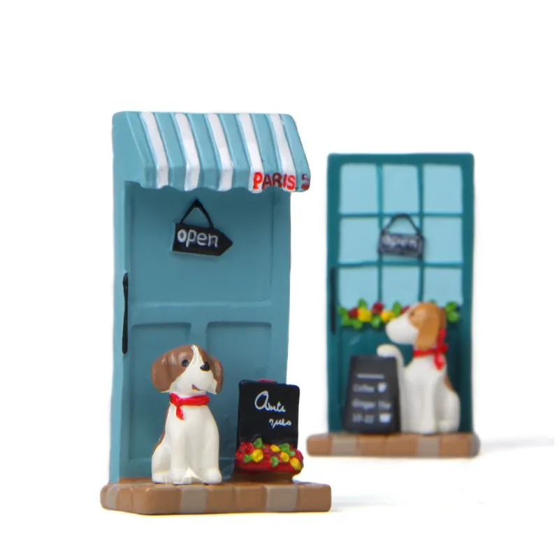 Puppy Billboard Decoration Shop Small Flower Horticulture Plush Flower Insertion Props Versatile Creative Landscape Doll