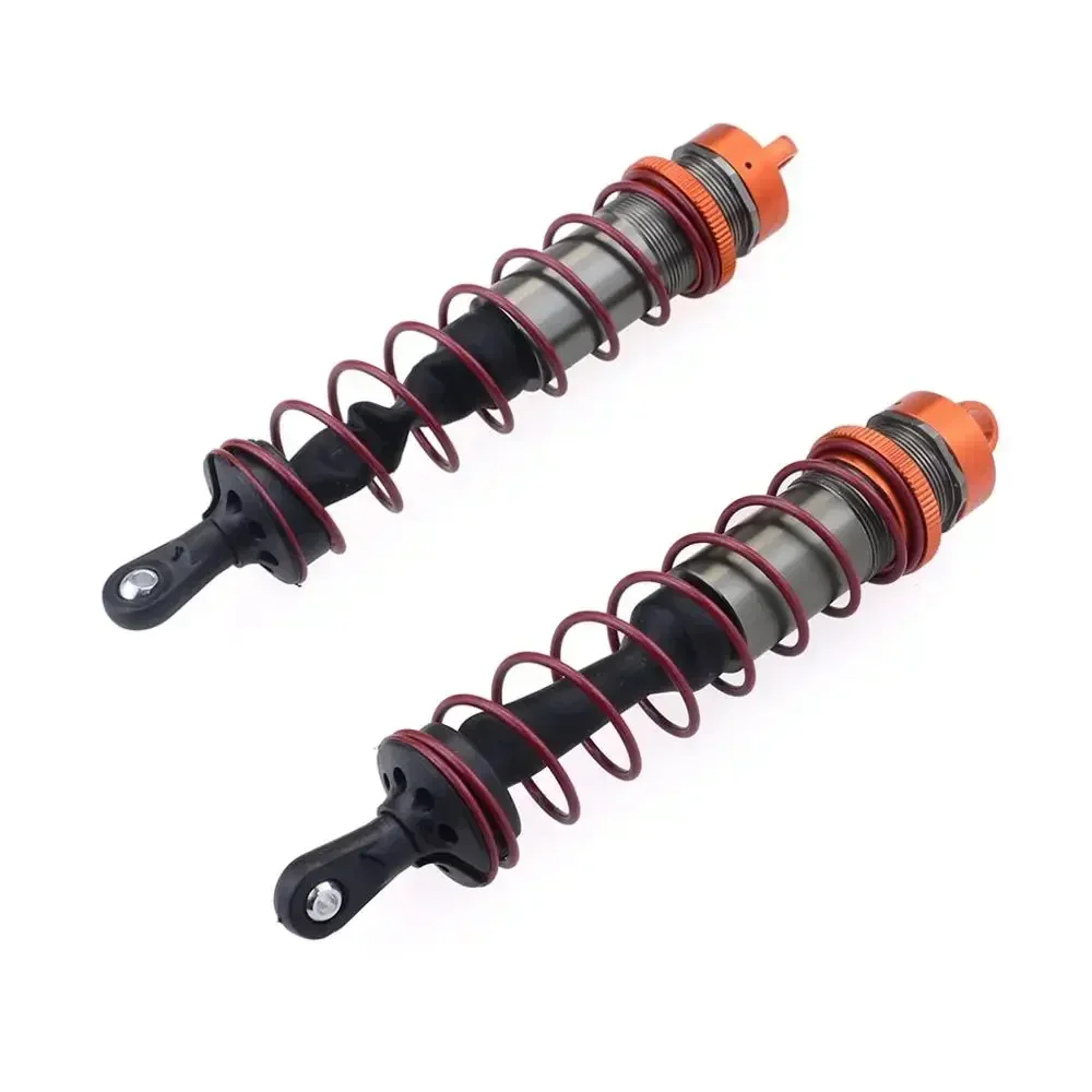 2Pcs Aluminium Alloy Metal Front/Rear Shock Absorbers for 1/8 Scale JLB HSP EM Racing DHK HPI ZD Racing RC Car Truck