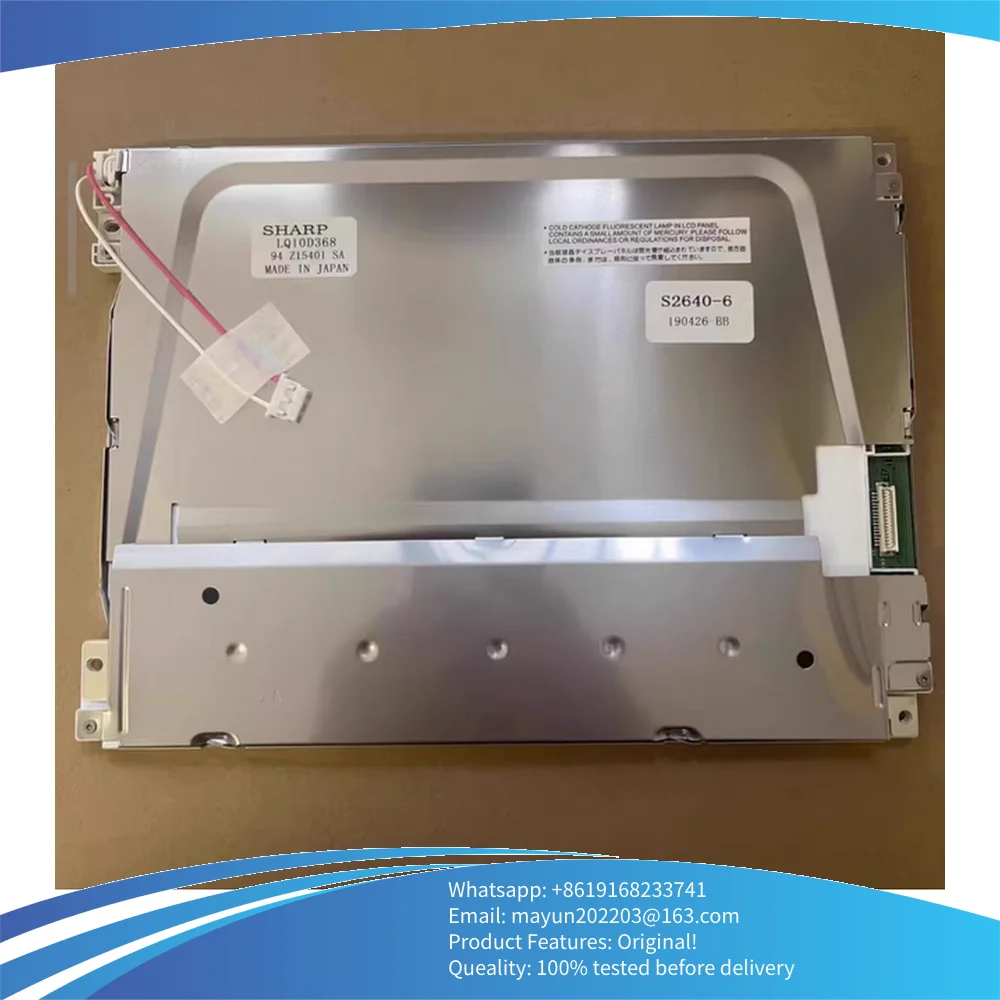 For Sharp LQ10D368 LQ10D367 LQ10D36A LCD Panel Original New A Grade 10.4 Inch Fanuc Display