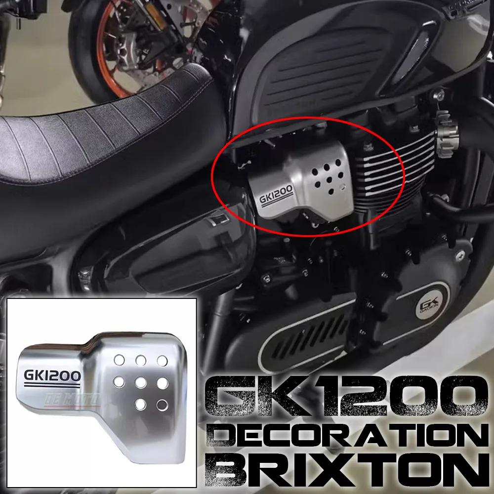 

FOR Brixton Cromwell 1200 Throttle Valve Decorative Cover Gaokin Gk1200 Throttle Valve Side Cover Filling Accessories