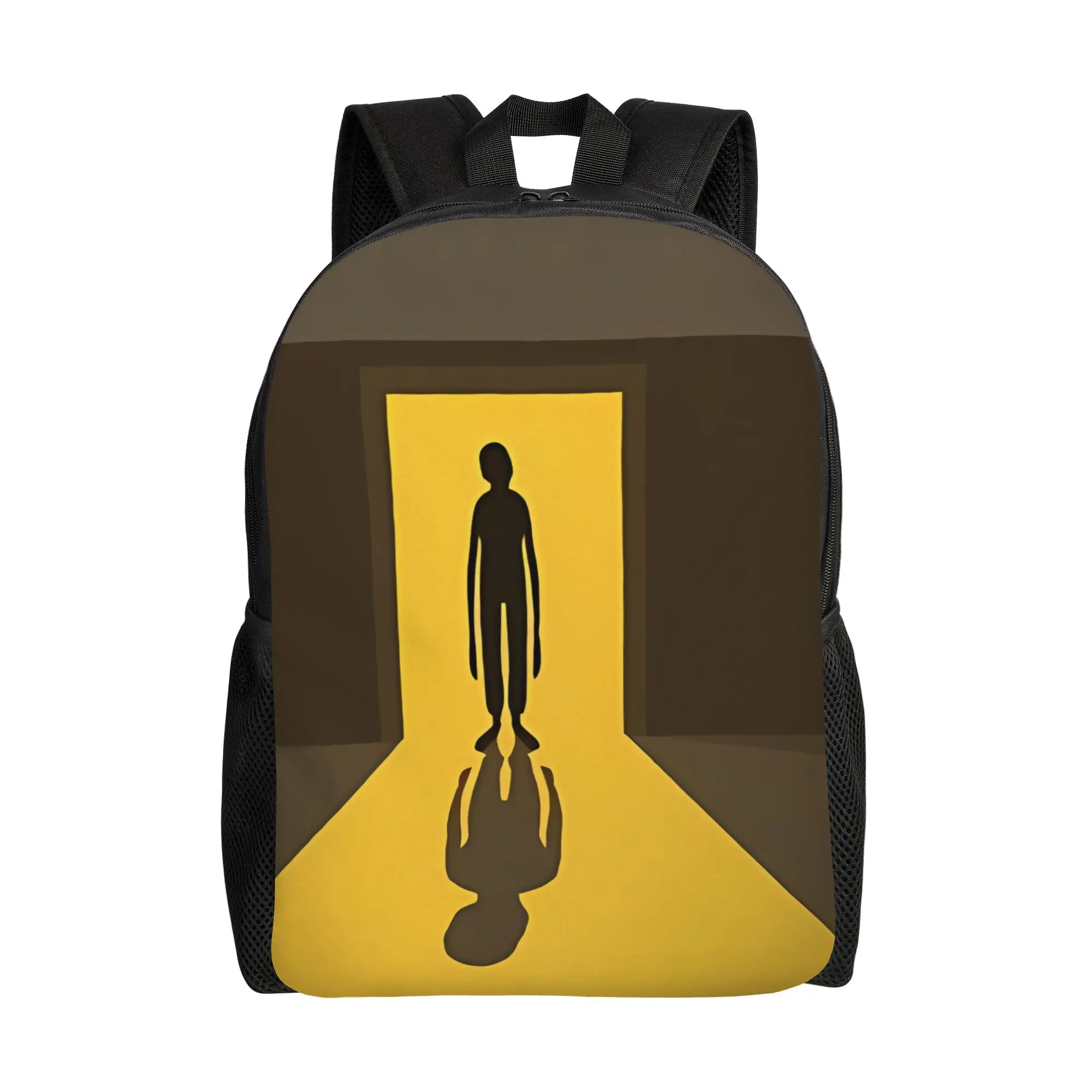 

A Figure In The Room entity Backrooms Backpack Dark Fantasy Daily mochila Large Capacity Laptop Bag Back To School Season